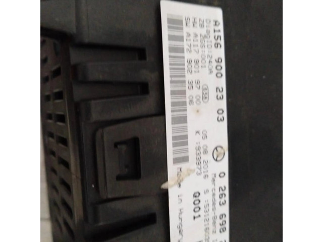 Přístrojová deska Mercedes-Benz GLA W156 2014 0263698253, CUADROINSTRUMENTOS