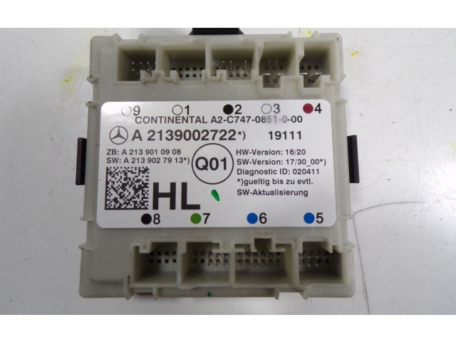 Блок комфорта A2139002722, A2139002722   Mercedes-Benz E AMG W210   