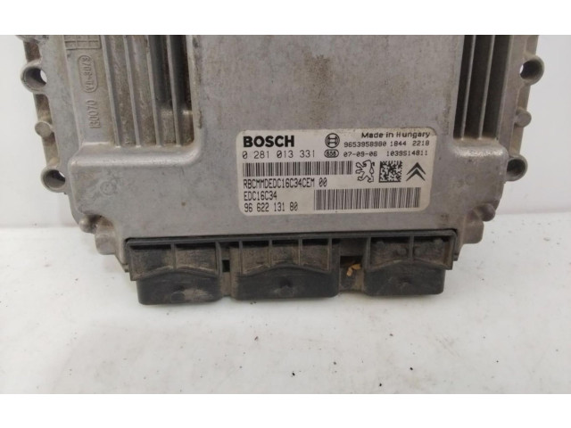 Блок управления двигателем Блок управления 9662213180 Peugeot 307 CC