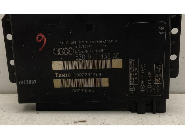 Блок комфорта 8Z0959433AC, 8Z0959433AC Audi A2