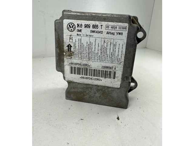 Блок подушек безопасности 1K0909605T, 5WK43412 Volkswagen Jetta V