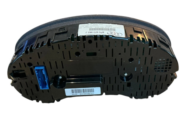 Панель приборов 8P0920982J, 81071521 Audi A3 S3 A3 Sportback 8P