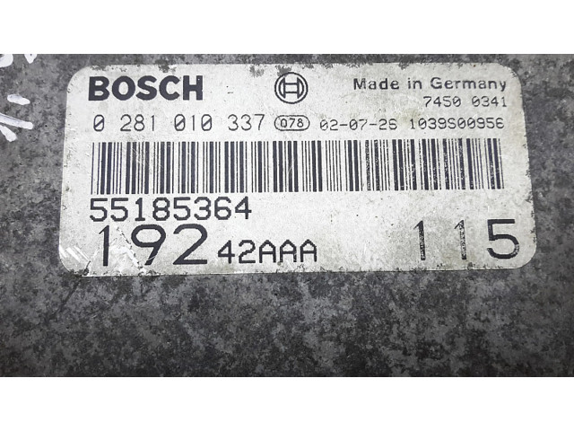 Řídící jednotka    Fiat Stilo 2002