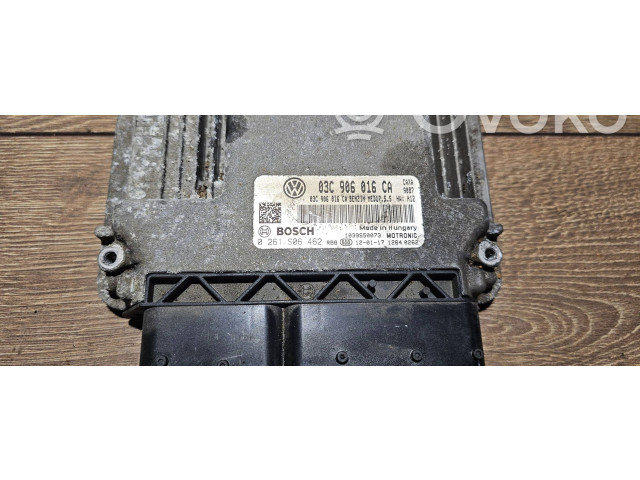 Блок управления двигателя 03c906016ca Skoda Yeti (5L)