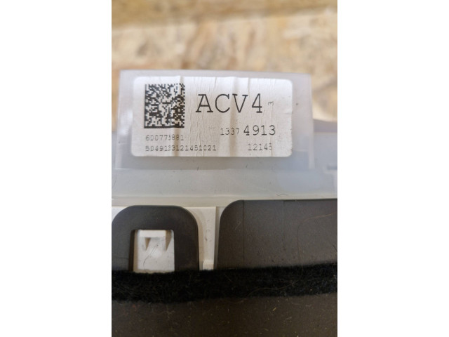 Přístrojová deska Opel Zafira C 2014 13374913, 600775881