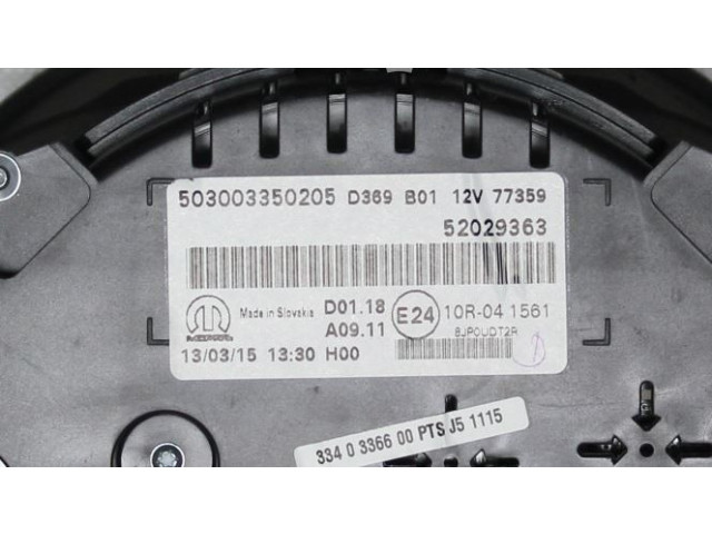 Панель приборов 52042698, 52029363 Fiat 500X