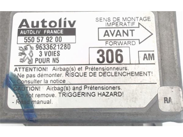 Блок подушек безопасности (550579200), (9633621280)   Peugeot 306