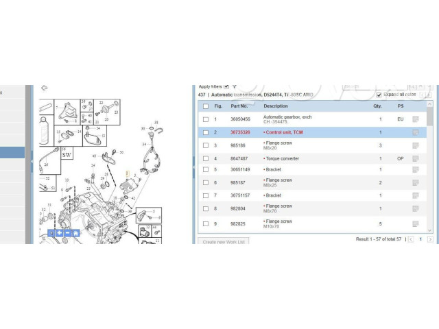 Блок управления коробкой передач 30735326 Volvo XC90