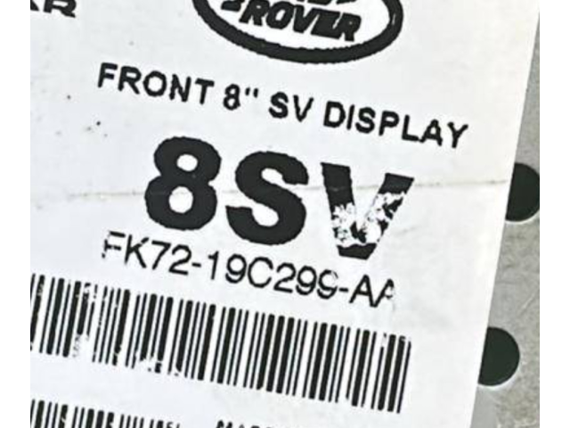 Дисплей FK7219C299AA, 0X0053823 Jaguar XE