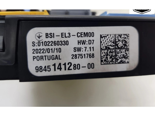 Pojistková skříňka 9845141280, 1681050580 Citroen Berlingo 2022