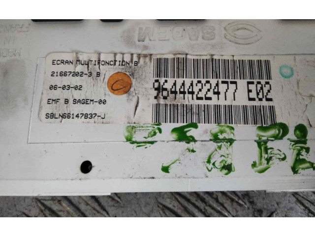 Дисплей 9644422477 Citroen C5