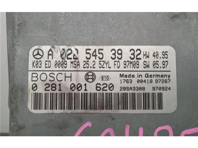 Блок управления A0225453932, 02810001620   Mercedes-Benz E AMG W210