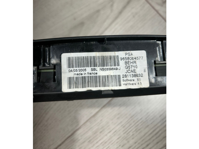 Блок управления климат-контролем 9658084577, NS0359849J Citroen C4 I