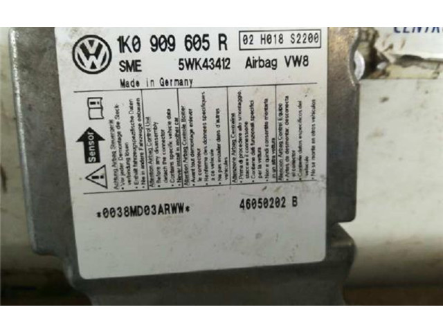Блок подушек безопасности 1K0908605R Volkswagen Jetta I