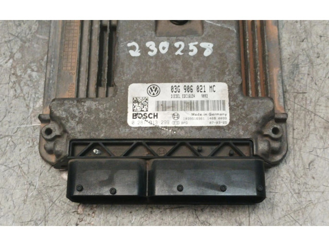 Řídící jednotka 03G906021MC Skoda Octavia Mk2 (1Z)