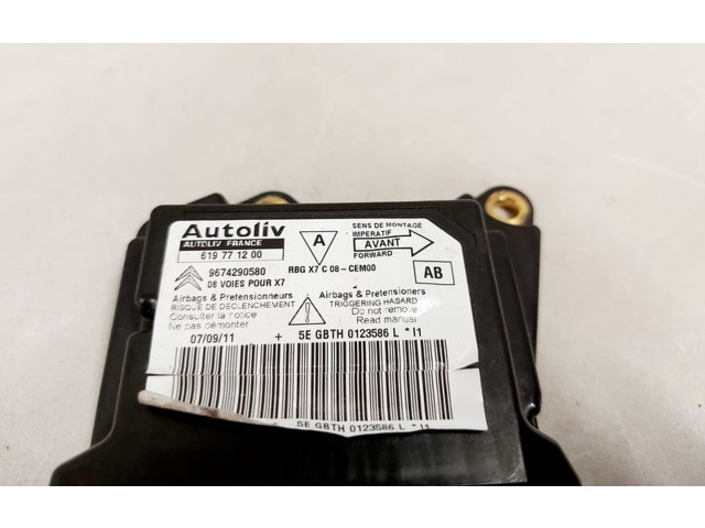 Блок подушек безопасности 9674290580 Citroen C5
