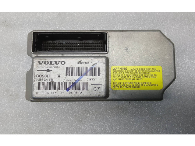 Блок подушек безопасности P30667469, 0285001655   Volvo V70
