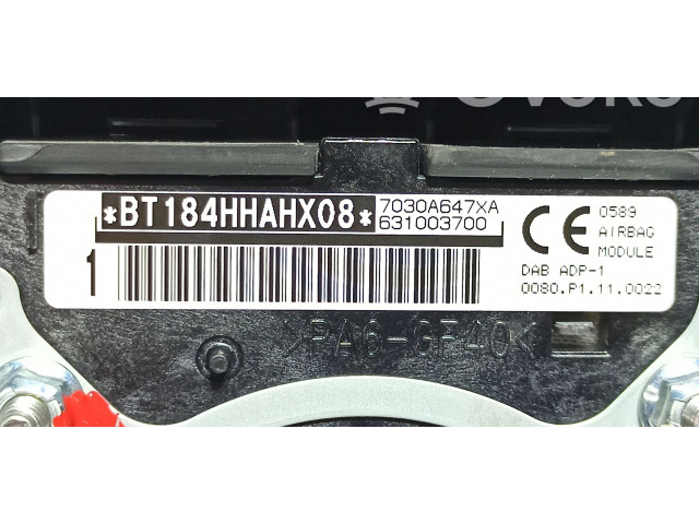 Подушка безопасности водителя 7030A647XA, 631003700 Mitsubishi ASX