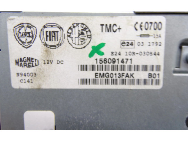 Радио/ проигрыватель CD/DVD / навигация 156091471, 156091471 Alfa Romeo Giulietta