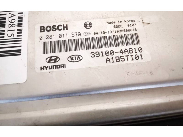 Блок управления двигателя 391004a810, 39100-4a810   KIA Sorento