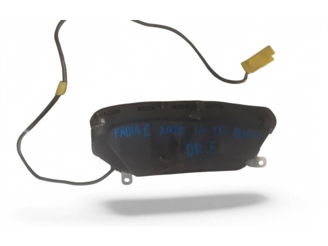 Подушка безопасности в сиденье 6Q0880242A Skoda Fabia Mk2 (5J)