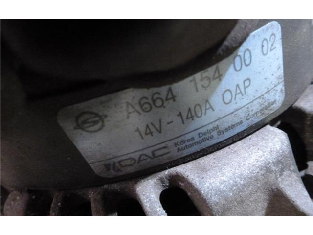 Генератор A6641540002   SsangYong Kyron      