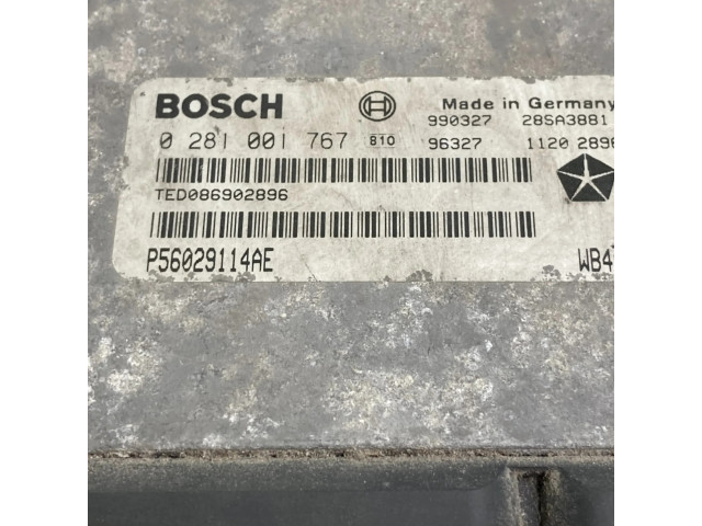 Блок управления двигателя P56029114AE, 0281001767   Jeep Grand Cherokee (WJ)