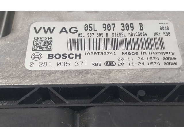 Блок управления двигателя 05L906022BN, 05L907309B Skoda Karoq