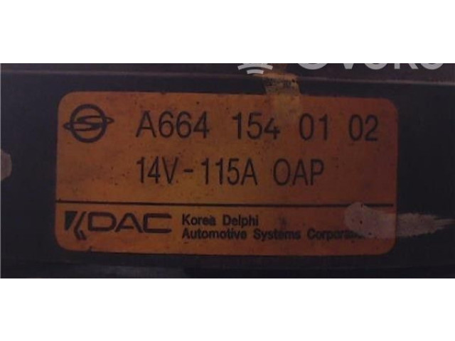 Генератор A6641540102 SsangYong Kyron