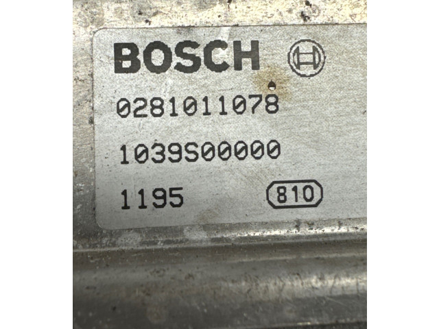 Блок управления двигателя 0281011078, 1039S00000 Volvo XC90