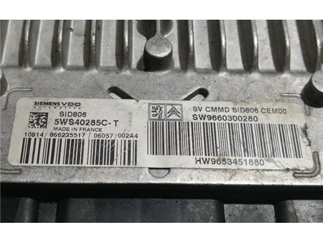 Блок управления 9653451880, 9653451880   Citroen C2
