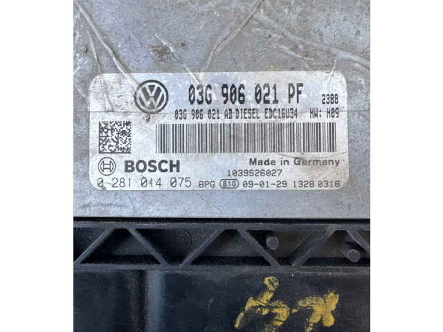 Řídící jednotka 03G906021PF, 03G906021AB   Volkswagen Caddy 2008