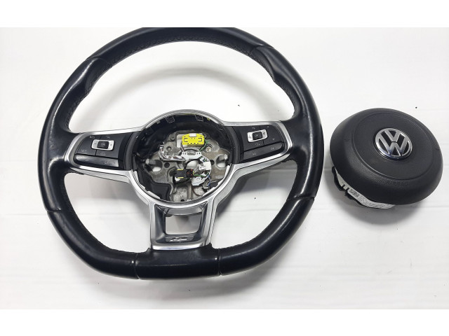 Руль Volkswagen Caddy  2015 - 2020 года 5G0419091, 5G0880201AC      