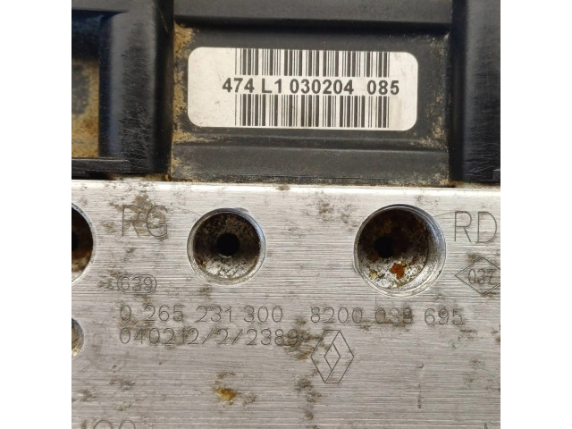Jednotka ABS 8200038695, 0265231300   Renault Megane II 2004