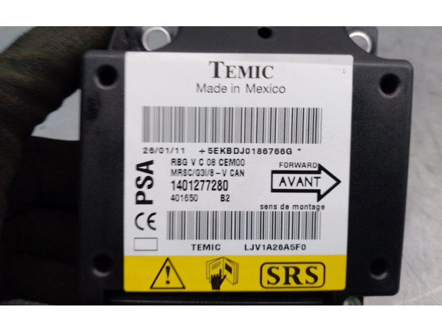 Блок управления надувных подушек 1401277280, LVJ1A26A5F0TEMIC   Citroen C8