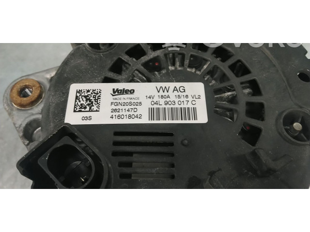 Генератор 04L903017C, 04L903017A   Audi A6 S6 C7 4G      