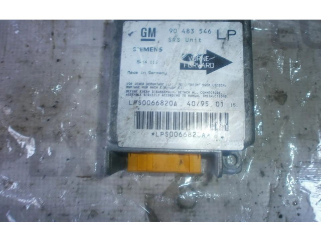 Блок подушек безопасности 90483546lp, 5wk4115   Opel Tigra A