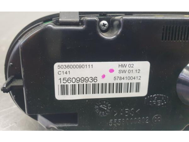 Блок управления климат-контролем 15609936, 503600090111 Alfa Romeo Giulietta