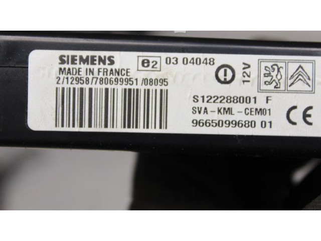 Блок управления 9665099680, S122288001F   Citroen C5