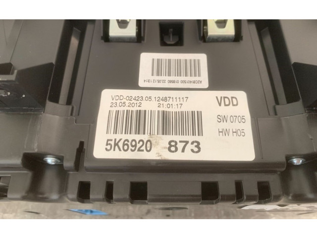 Панель приборов 5K6920873, 5K6920873 Volkswagen Golf VI