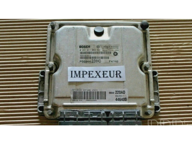 Блок управления двигателя ED3192106, 1039S00788   Jeep Cherokee III KJ