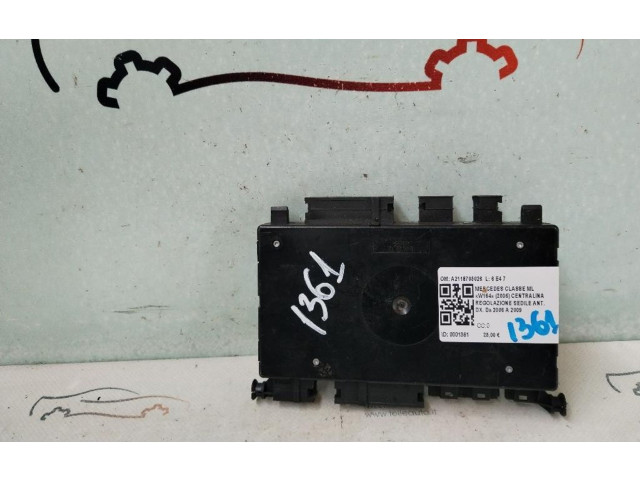 Модуль управления сидением A2118705026, 642940 Mercedes-Benz ML W164