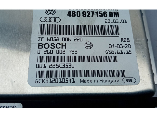 Блок управления коробкой передач 4B0927156DM, ZF6058006220 Audi A6 S6 C5 4B