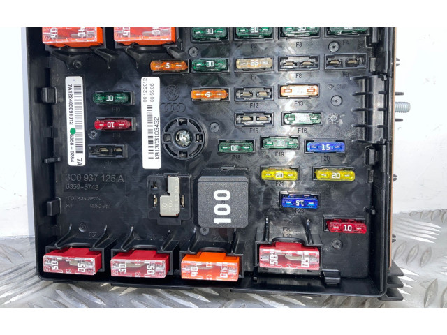 Pojistková skříňka 3C0937125A, 1K0937132F Seat Alhambra (Mk2) 2012