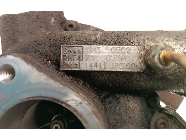 Turbodmychadlo Турбина 14411-VK500 Nissan Navara YD25ETI