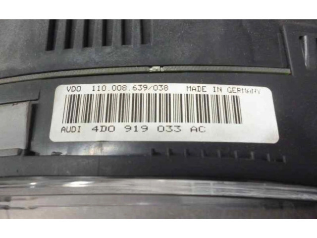 Панель приборов 4D0919033AC Audi A8 S8 D2 4D