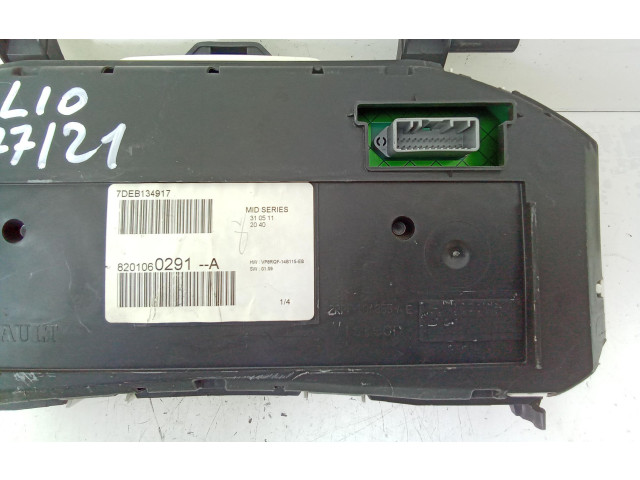 Панель приборов 8201060291, 8201060291   Renault Clio III       
