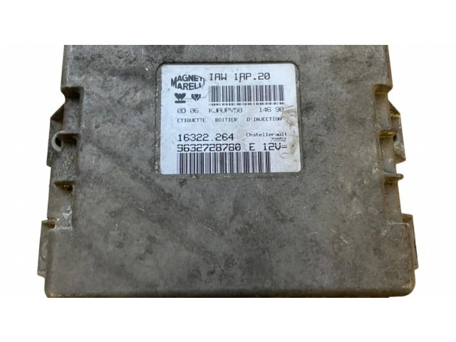 Řídící jednotka 9632728780E, 16322264 Citroen Berlingo 2008