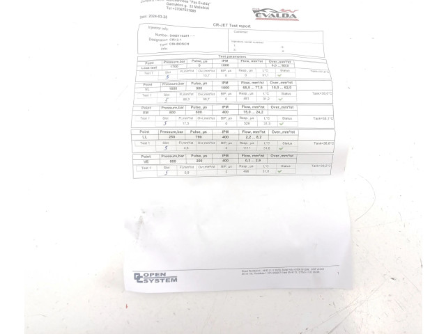 Форсунка 0445110251 Volvo XC90