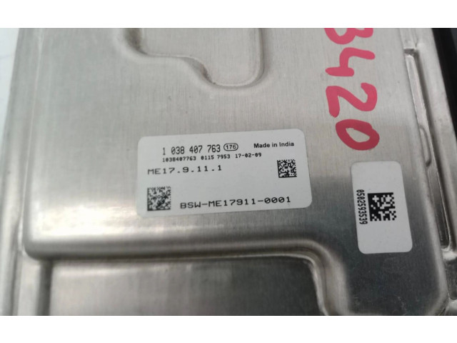 Блок управления двигателем ECU 3910504389 Hyundai i10